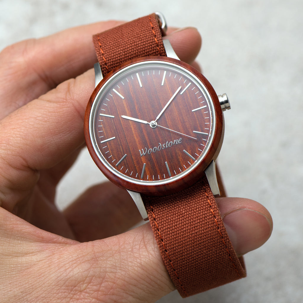 Woodstone Troy Rosewood watch