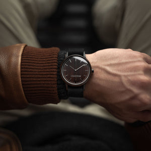 Troy Black Sandalwood Canvas