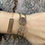 Olivia Walnut - Gold Bangle